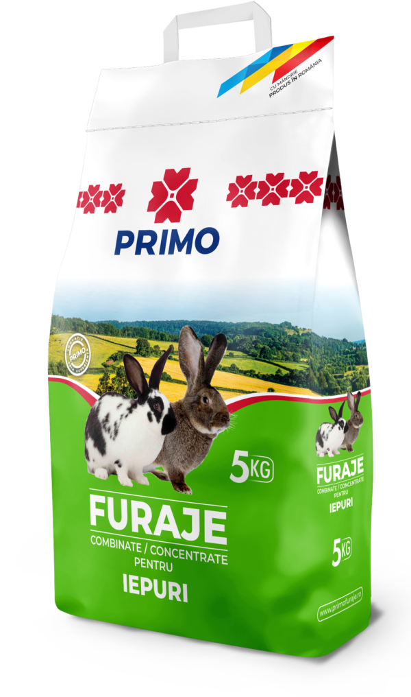 Furaj combinat PRIMO PRO iepuri iepuroaice și iepuri îngrășare